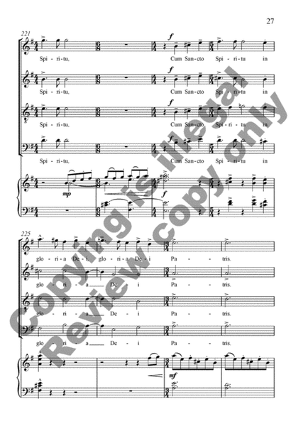 Gloria in excelsis Deo (Organ/Choral Score) image number null