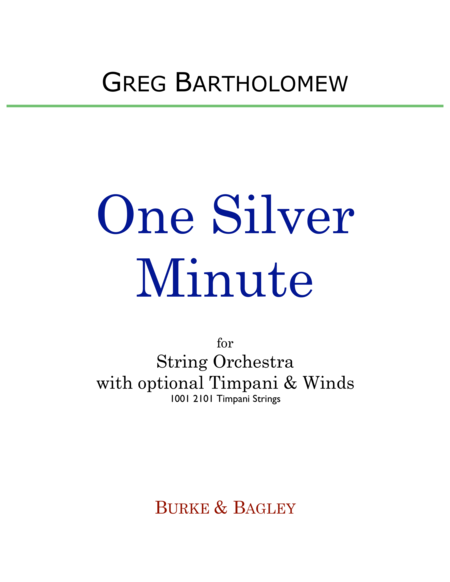 One Silver Minute image number null