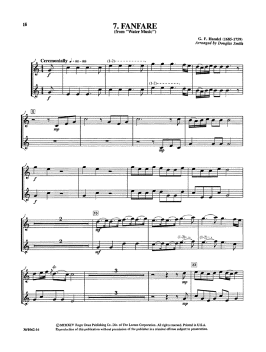 Classics for Trumpet and Keyboard - Trumpet Part Trumpet scores gallery preview page 11