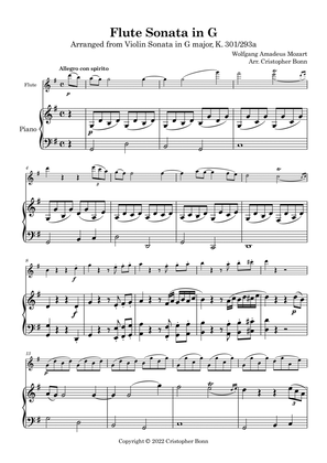 Flute Sonata in G major K. 301/293a