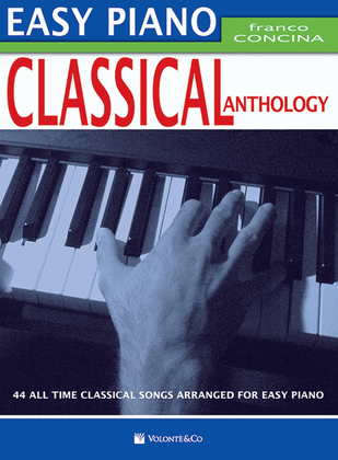 Book cover for Easy Piano Classical Anthology (International Edition)
