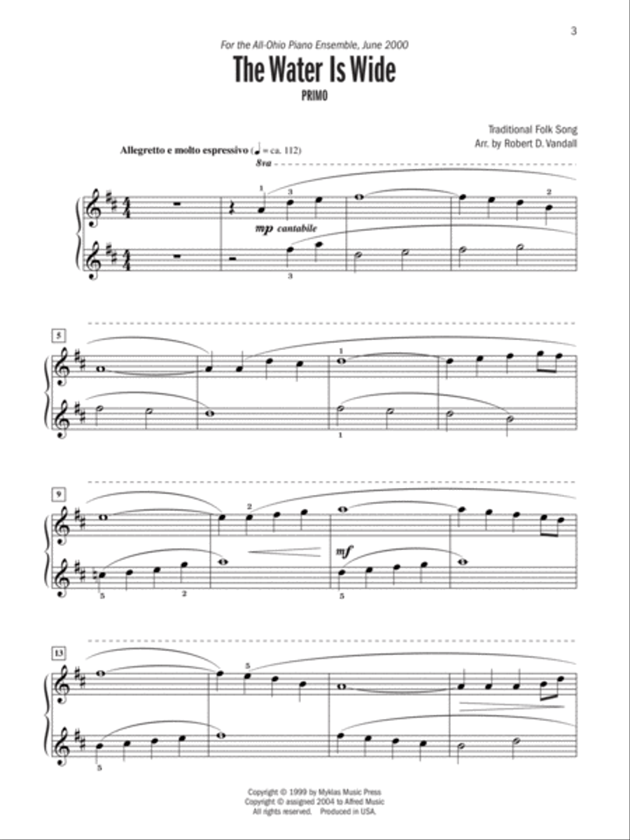 Celebrated Piano Duets, Book 3 Small Ensemble scores gallery preview page 4