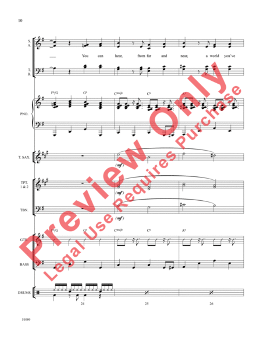 On a Clear Day On a Clear Day Choir scores gallery preview page 11