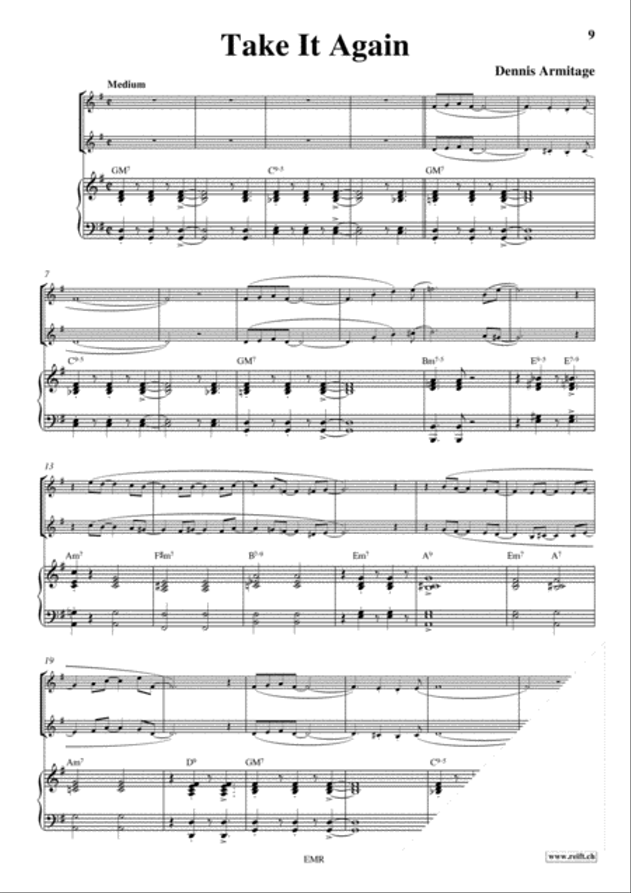 Be-Bop Be-Bop Alto Saxophone scores gallery preview page 5