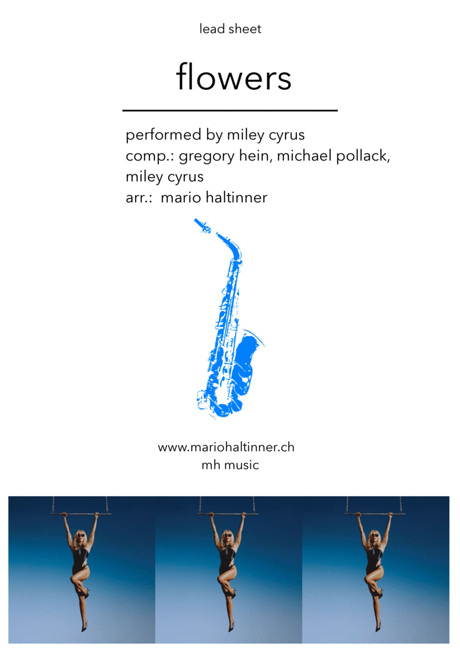 Flowers Tenor Saxophone scores gallery preview page 1