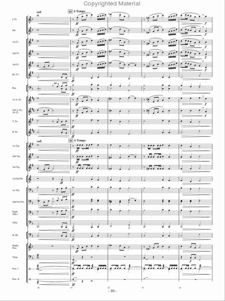 Beautiful Savior Concert Band scores gallery preview page 9
