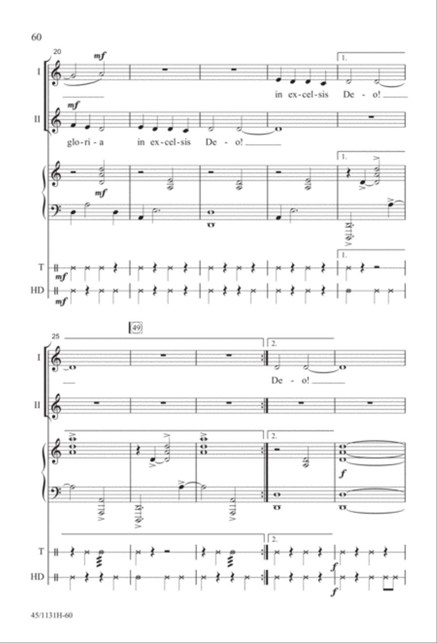 Singable Solutions for Winter Holidays 2-Part scores gallery preview page 60