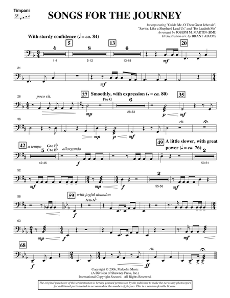 Songs For The Journey (from "Footprints In The Sand") - Timpani