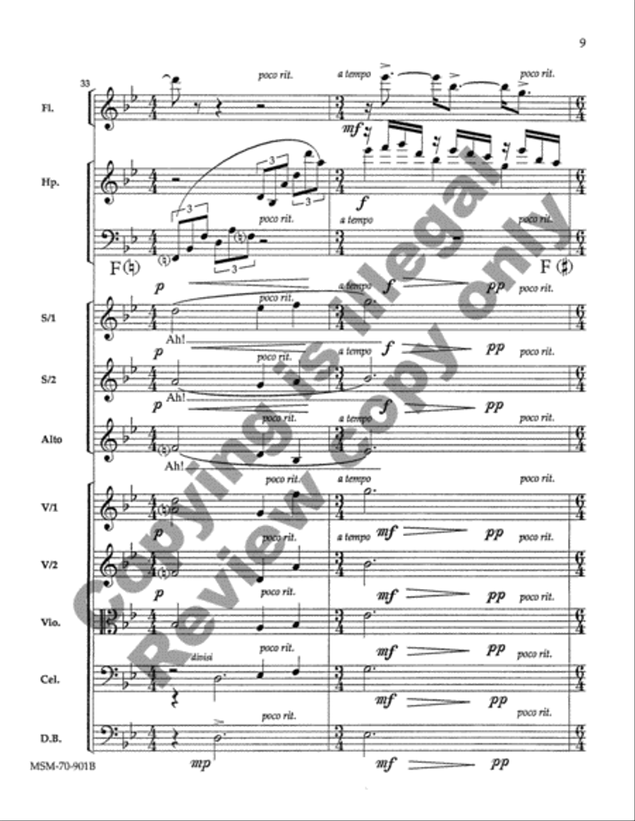 Song of Solomon (Full Score) Choir scores gallery preview page 20