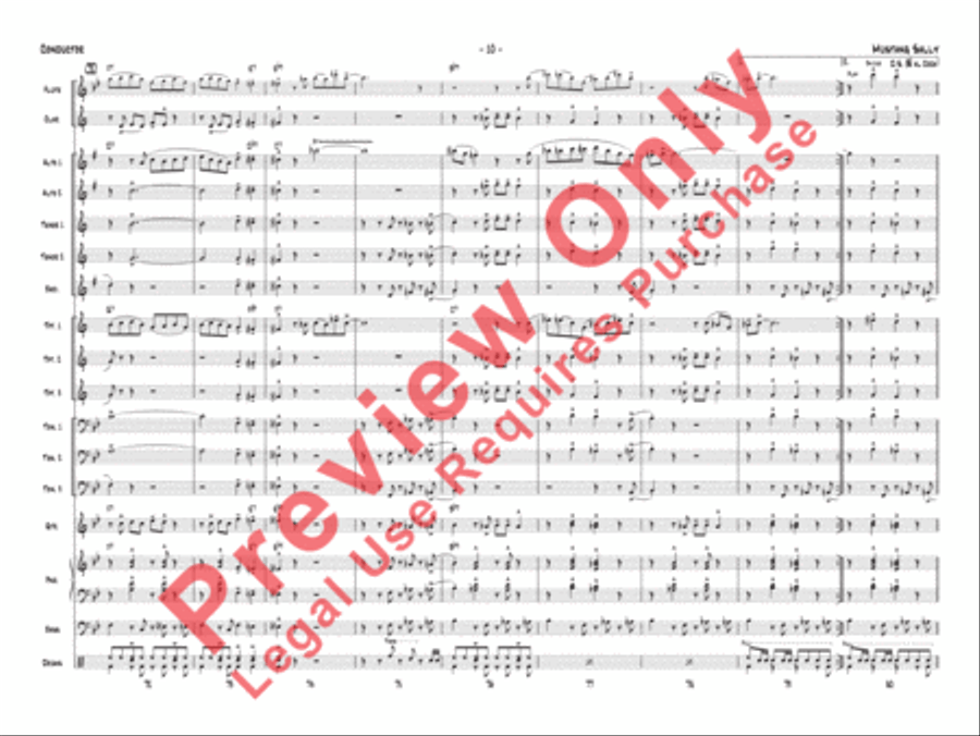 Mustang Sally Jazz Ensemble scores gallery preview page 13