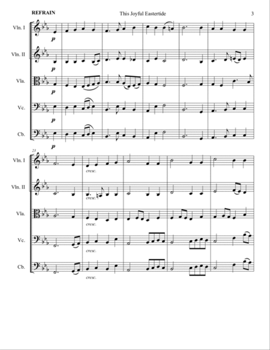 This Joyful Eastertide This Joyful Eastertide String Orchestra scores gallery preview page 5