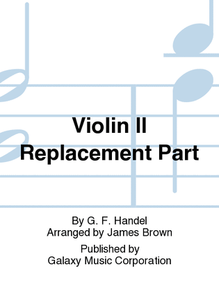 Book cover for Handel Album: A Suite of Five Pieces (Violin II Replacement Pt)