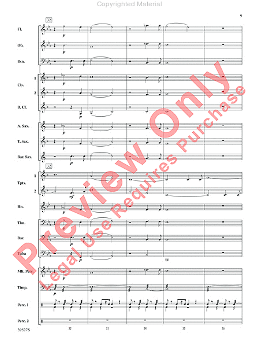 A Celebration of Taps A Celebration of Taps Concert Band scores gallery preview page 9