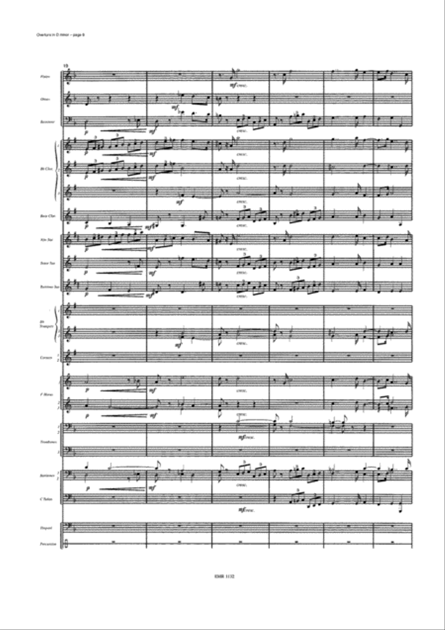 Overture in D minor Concert Band scores gallery preview page 7