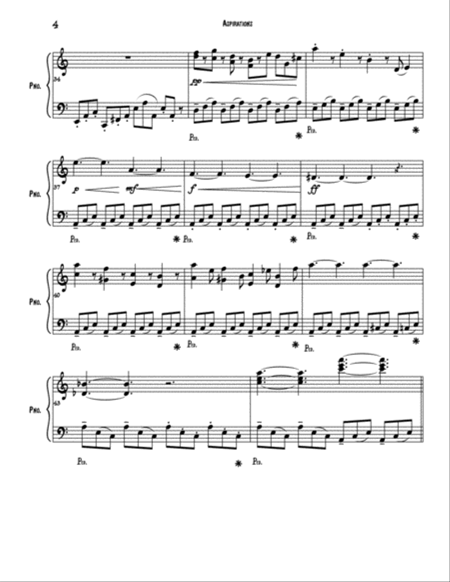 Aspirations Op. 1 Piano Solo scores gallery preview page 4
