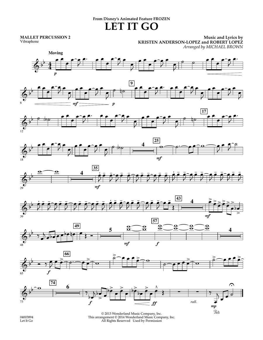 Let It Go - Mallet Percussion 2