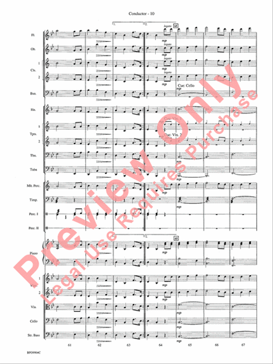 Commencement Suite Full Orchestra scores gallery preview page 13