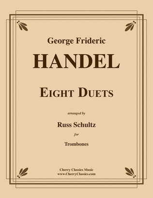 Book cover for Eight Duets for Trombones