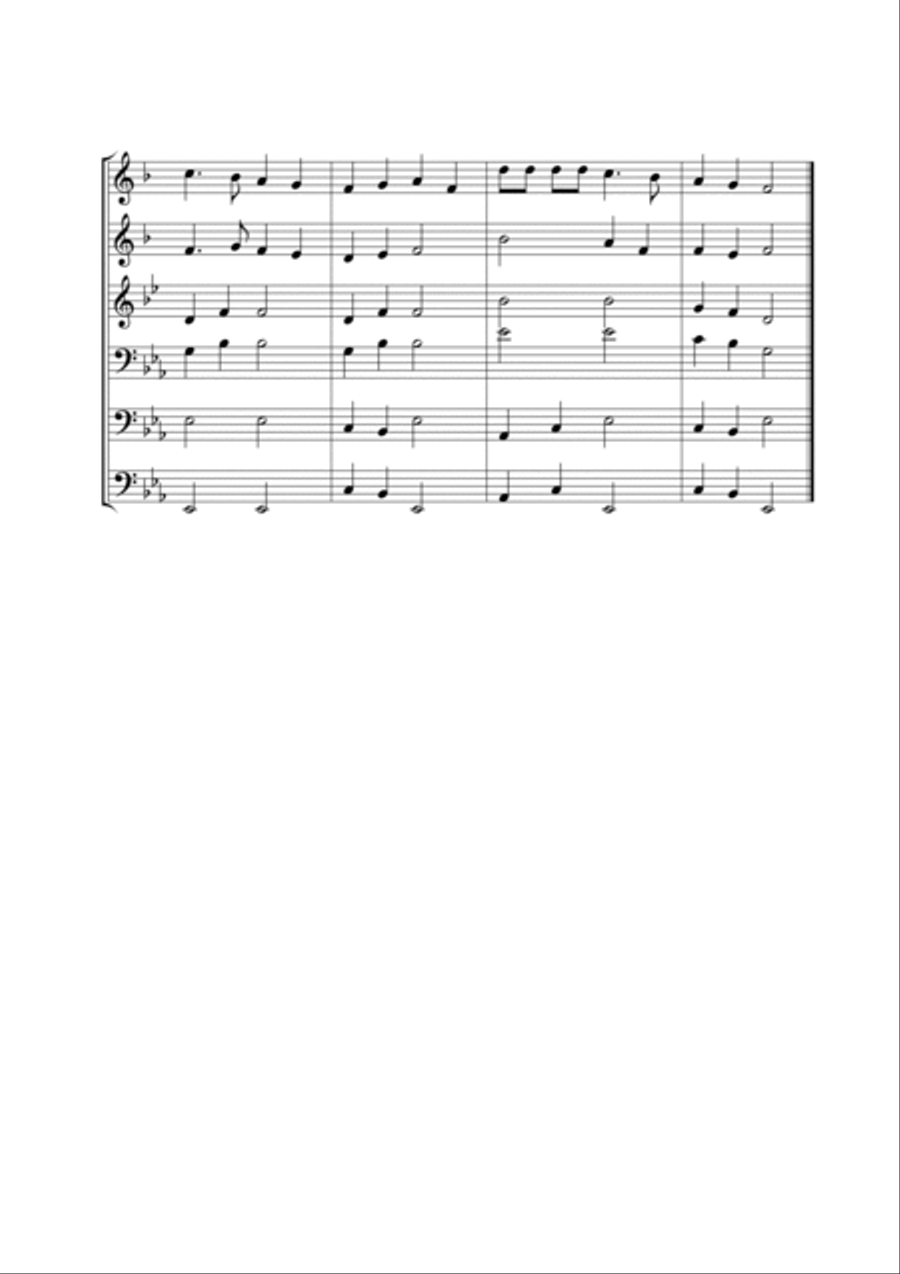Deck the Halls (Christmas Carol) for Brass Quartet Brass Quartet scores gallery preview page 3