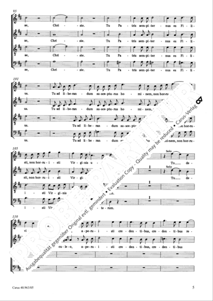 Te Deum SSAATB scores gallery preview page 6