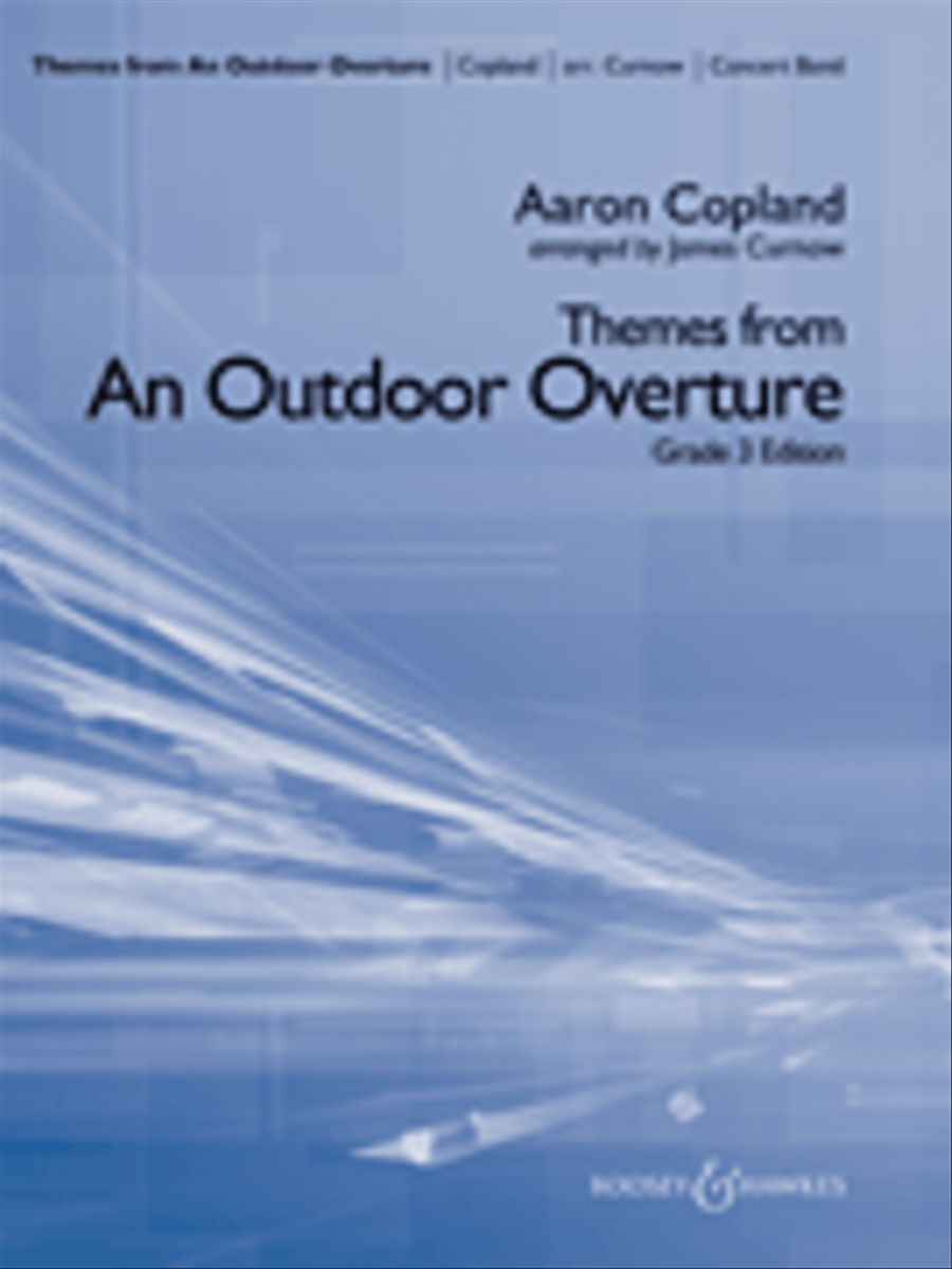 Themes from An Outdoor Overture Concert Band scores gallery preview page 1