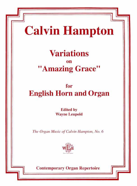 Variations on "Amazing Grace" for English Horn and Organ