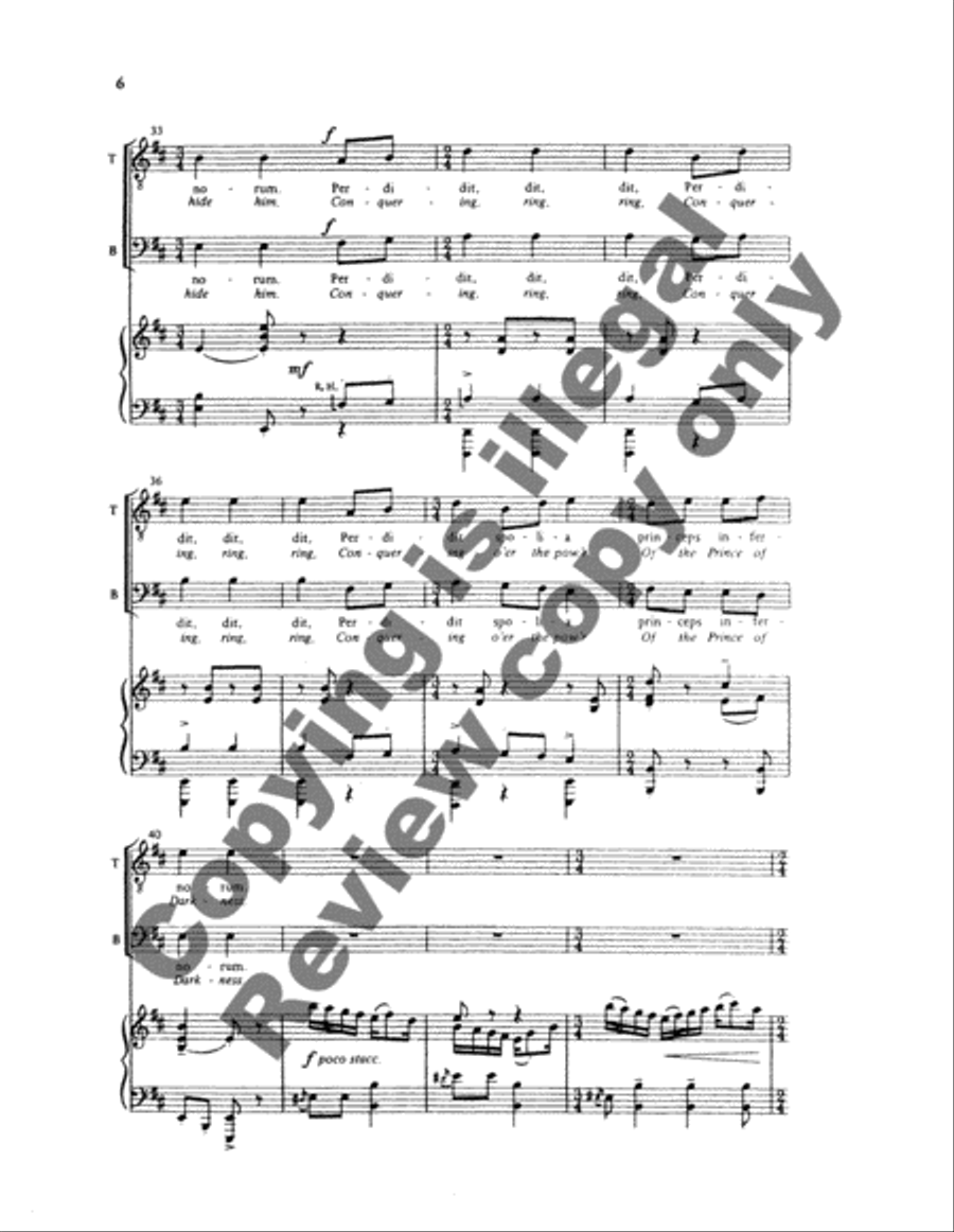 Gaudete: 4. Personent Hodie 4-Part scores gallery preview page 12