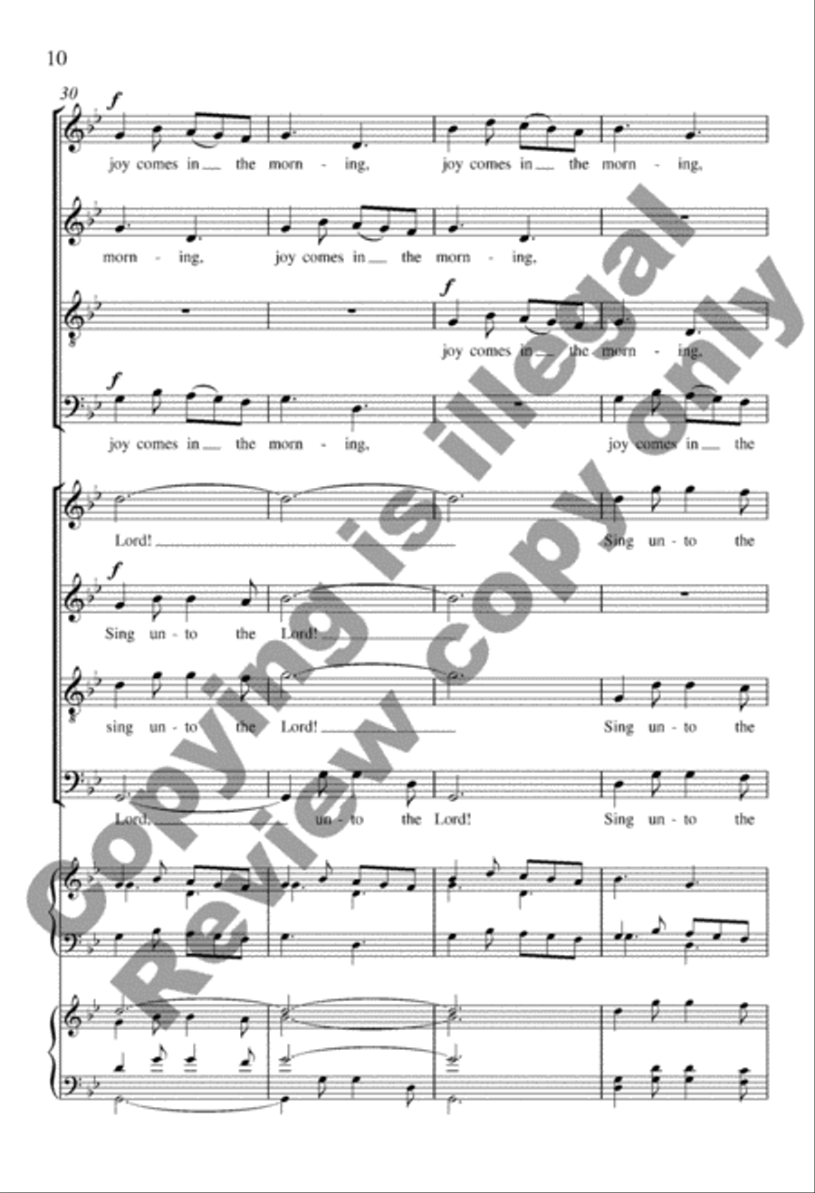 Mourning into Dancing from Suite Remembrance 4-Part scores gallery preview page 9