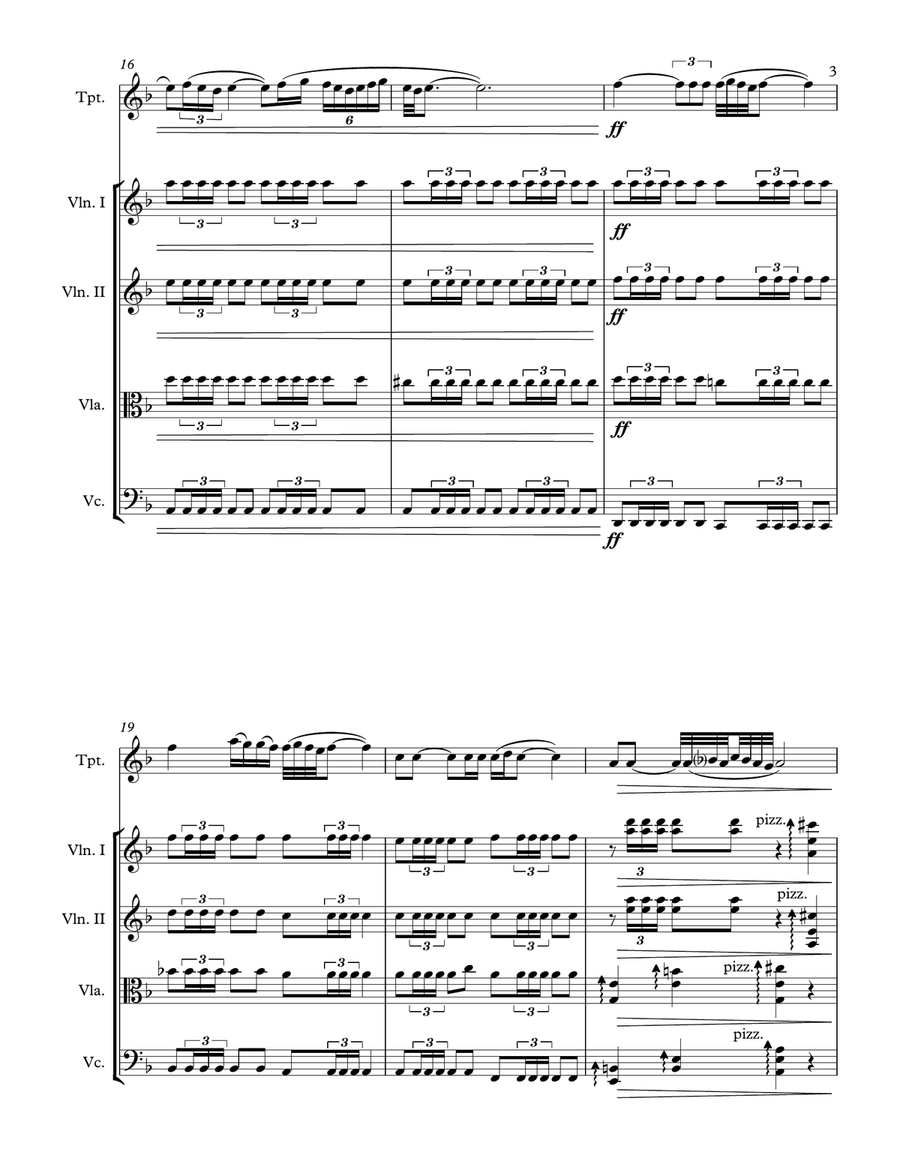 A Fistful Of Dollars Chamber Orchestra scores gallery preview page 3