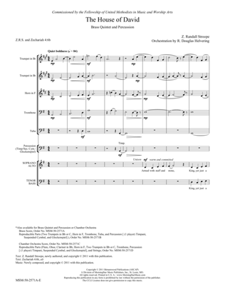 The House of David (Downloadable Brass Score)