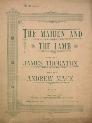 Book cover for The Maiden and the Lamb