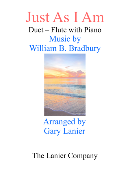 Gary Lanier: JUST AS I AM (Duet – Flute & Piano with Parts) image number null