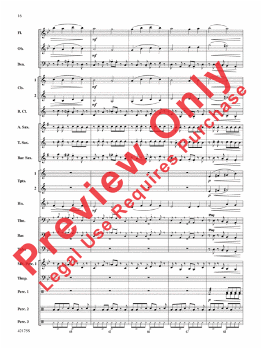 Hyperdrive Concert Band scores gallery preview page 16
