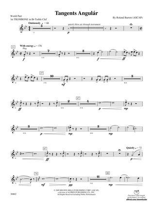 Tangents Angulár: (wp) 1st B-flat Trombone T.C.