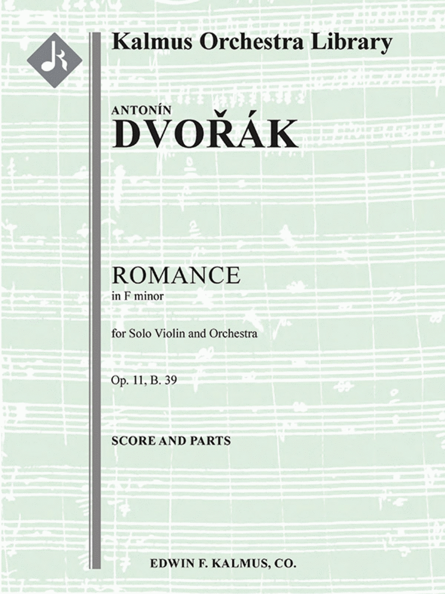 Romance in F minor, Op. 11, B. 39 Concert Band scores gallery preview page 1