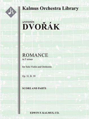 Romance in F minor, Op. 11, B. 39