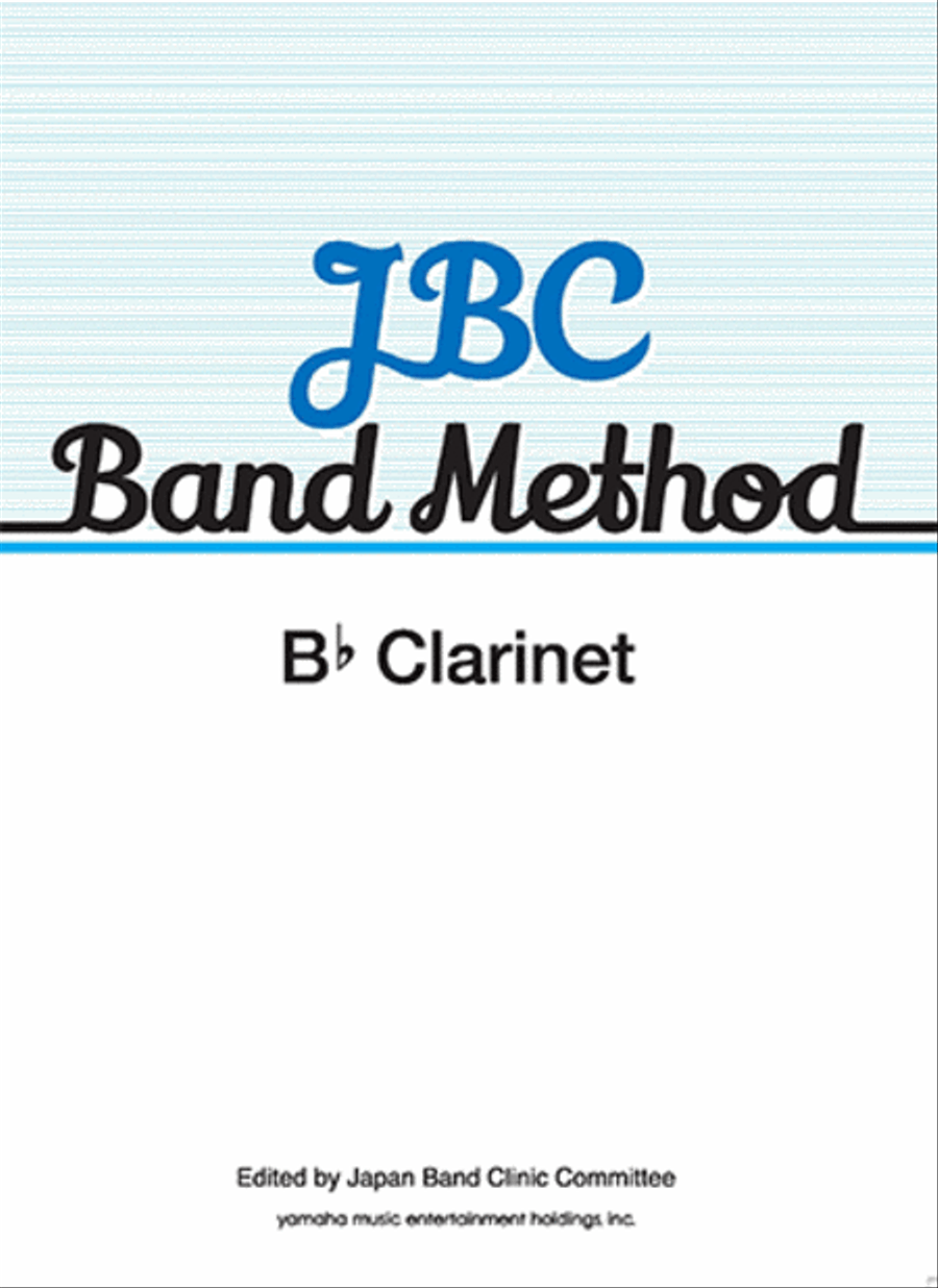 Book cover for JBC BAND METHOD B Clarinet