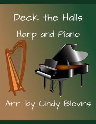 Book cover for Deck the Halls, Harp and Piano Duet