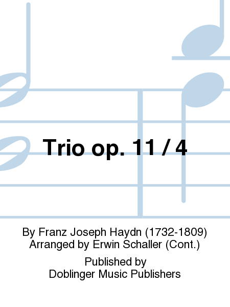 Trio op. 11 / 4