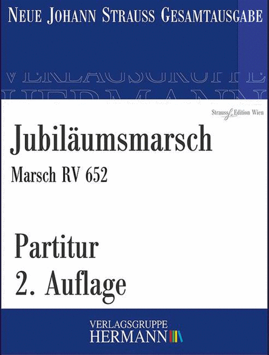Jubiläumsmarsch RV 652 Orchestra scores gallery preview page 1