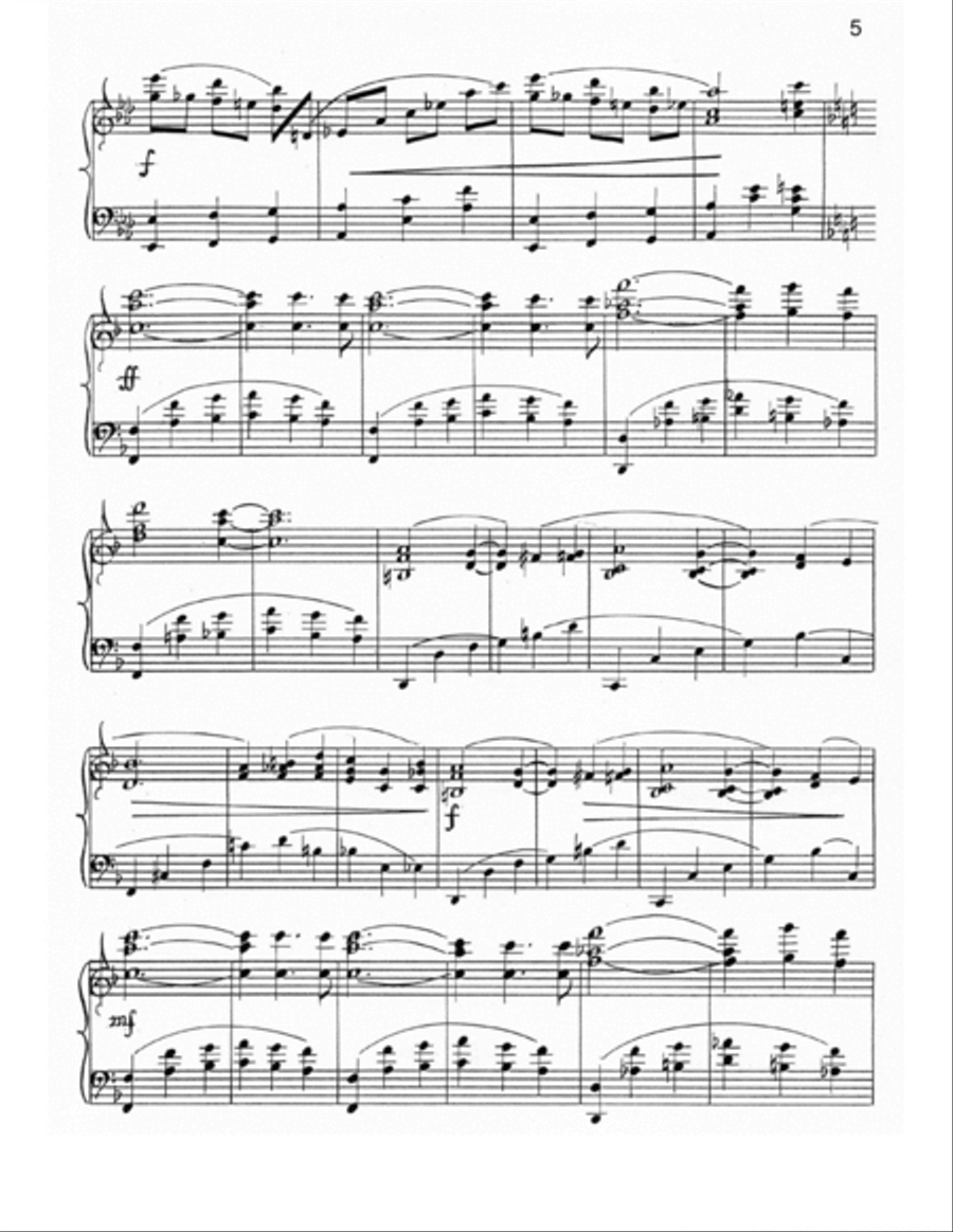 The Garden at Night Piano Solo scores gallery preview page 5