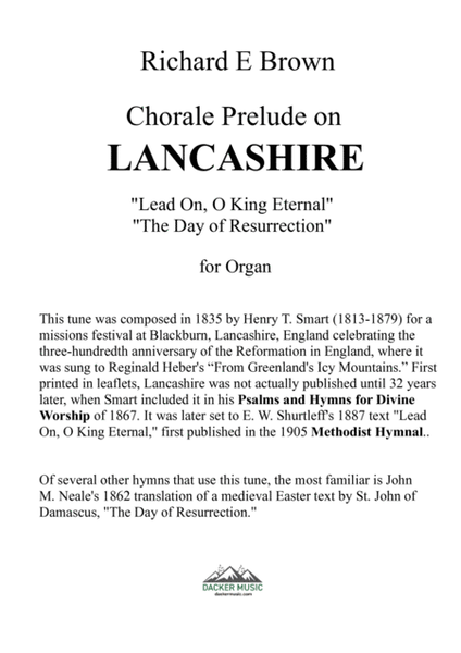 Chorale Prelude on Lancashire - Organ image number null