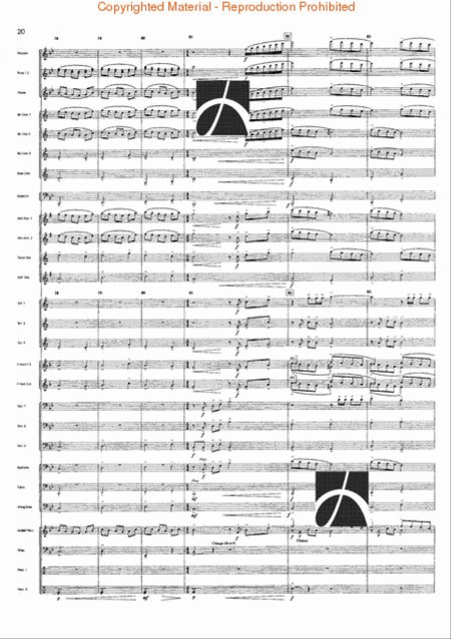 Westminster Carol Concert Band scores gallery preview page 17