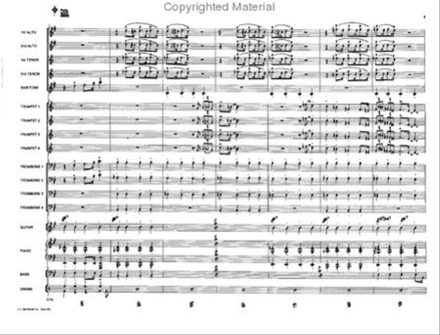 Swamp Water Blues Jazz Ensemble scores gallery preview page 8