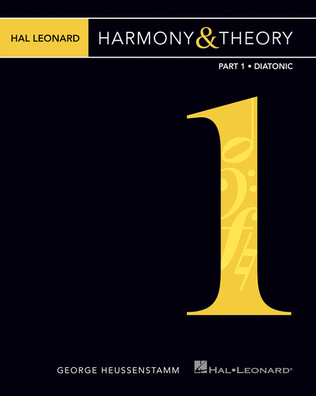 Book cover for Hal Leonard Harmony & Theory – Part 1: Diatonic