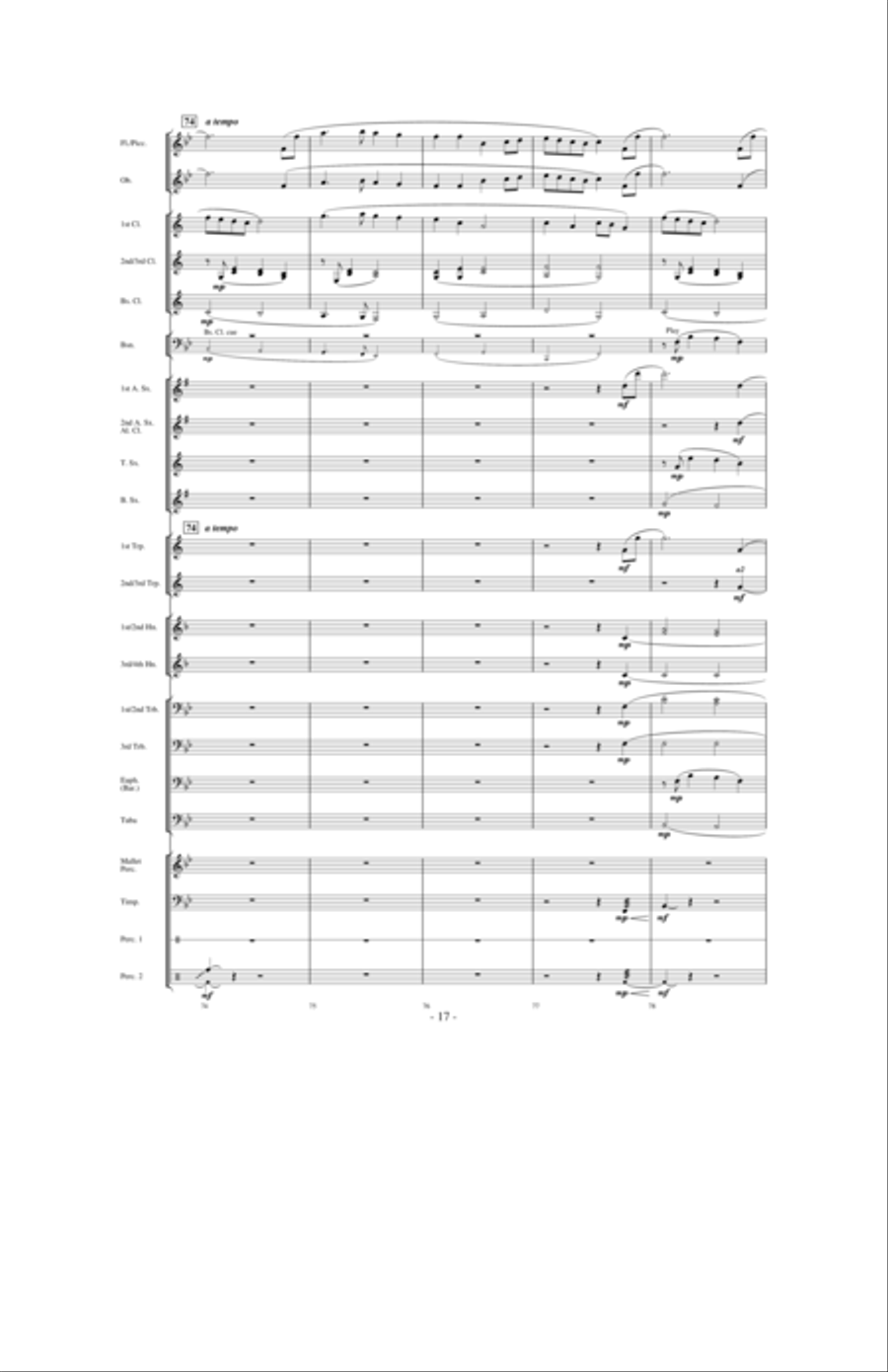 Ascentium Concert Band scores gallery preview page 16