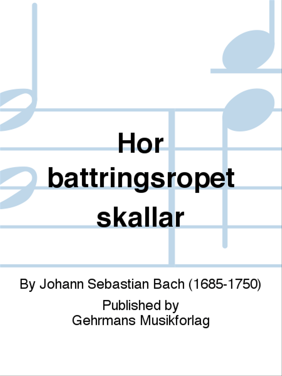 Hor battringsropet skallar