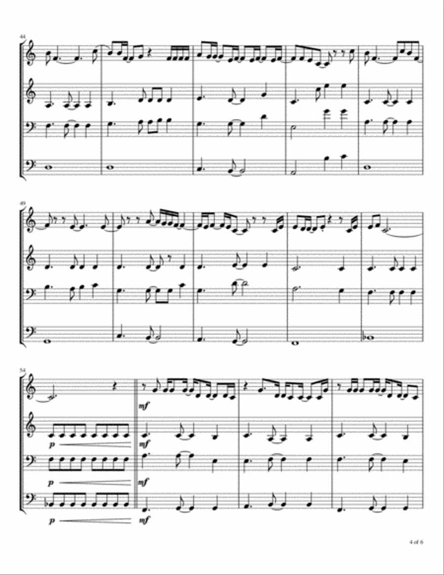 Gravity Gravity Brass Ensemble scores gallery preview page 5