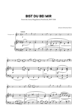 Book cover for Bist du bei Mir (BWV 508) (for Trumpet and Piano)