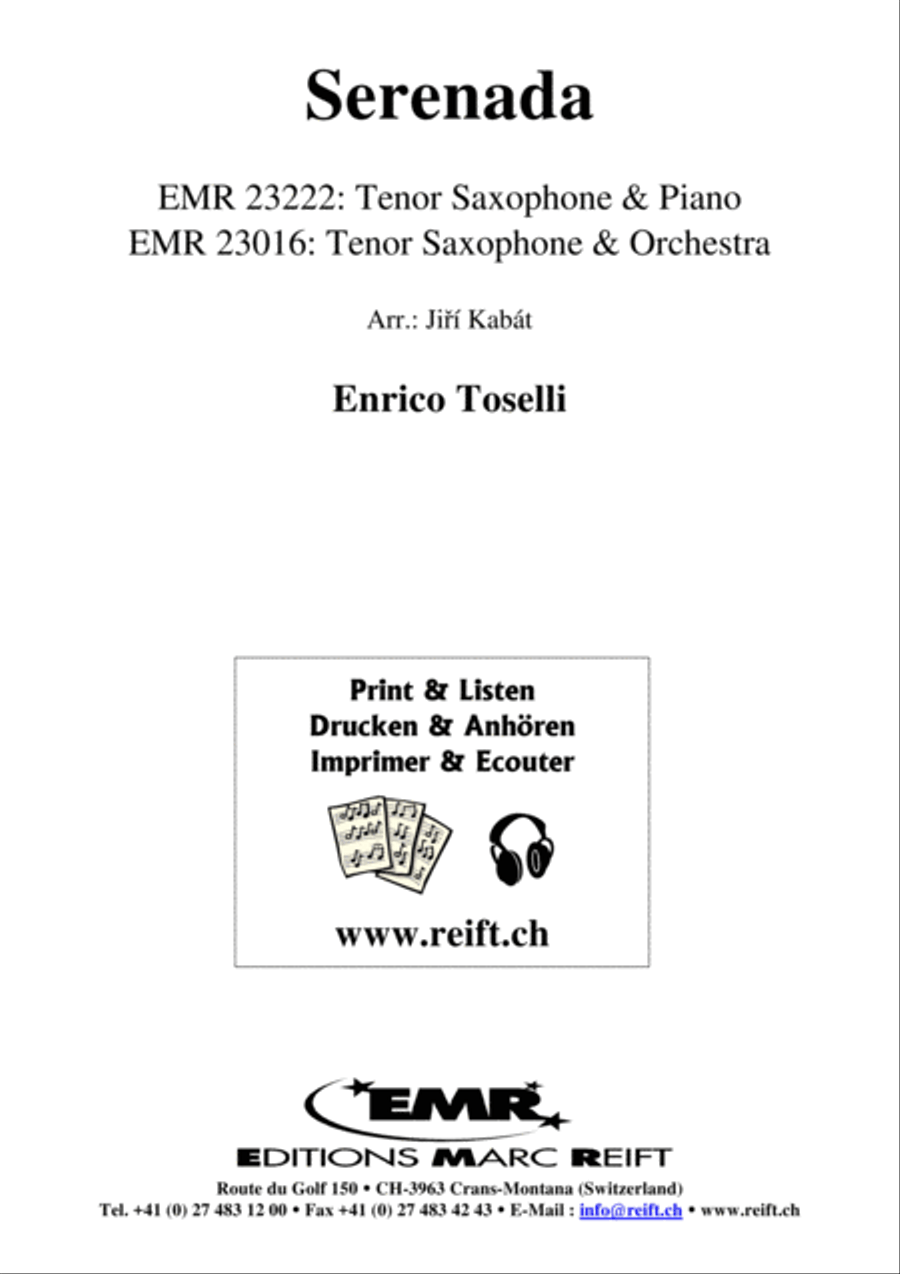 Serenada Serenada Tenor Saxophone scores gallery preview page 1